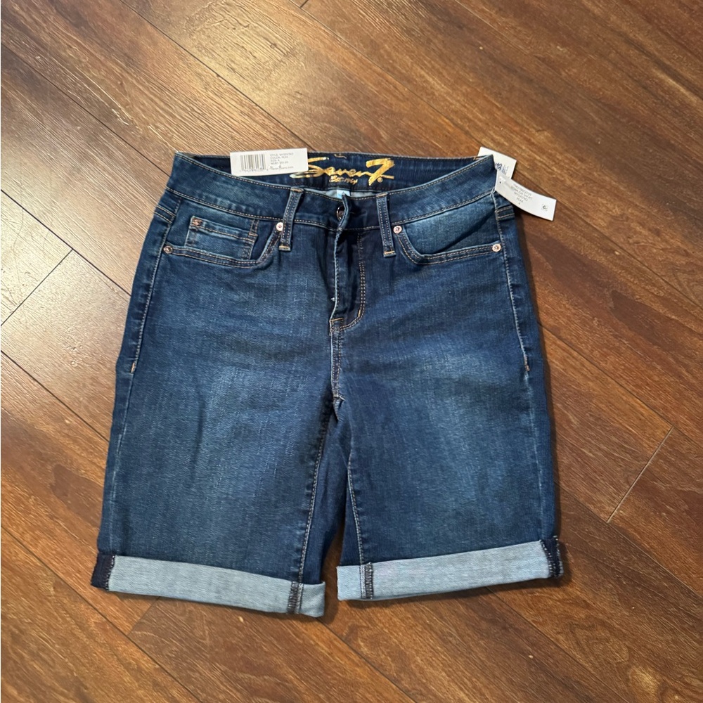 Seven7 Deep Indigo Denim Jeans